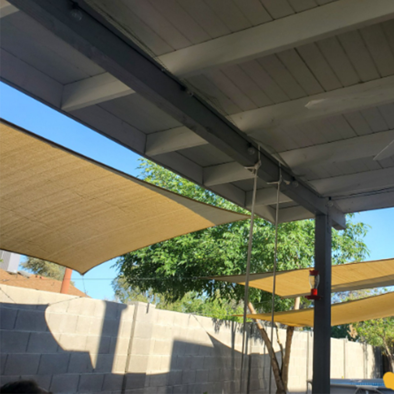 Comment installer un filet pare-soleil