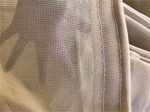 Bâche en maille de filet d'écran de clôture beige